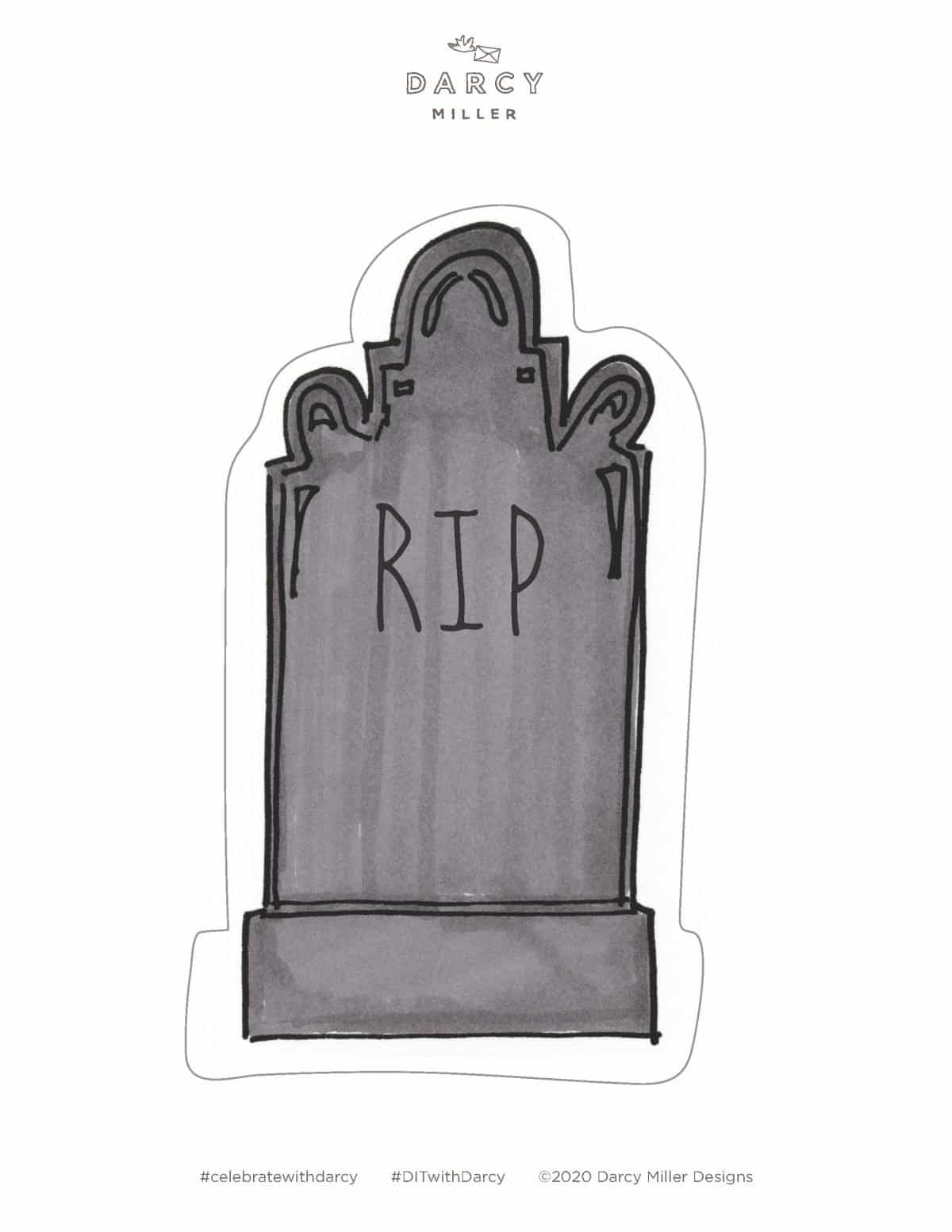 Headstone Template Printable Headstone Template Printable