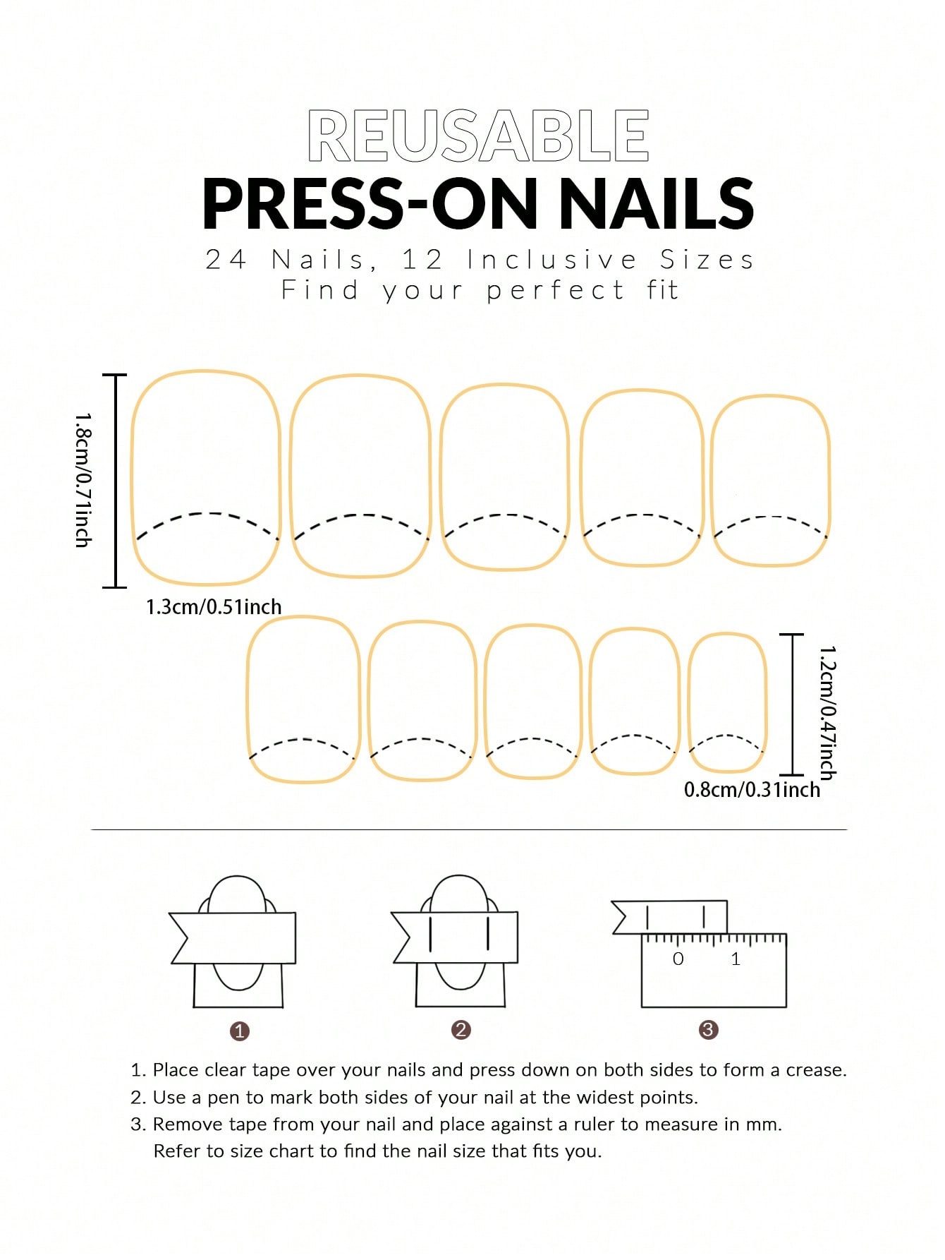 Printable Blank Nail Template Printable Blank Nail Template