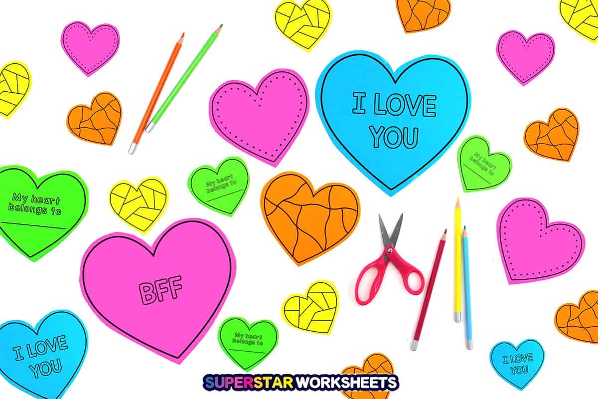 Heart Shape Template Printable Heart Shape Template Printable