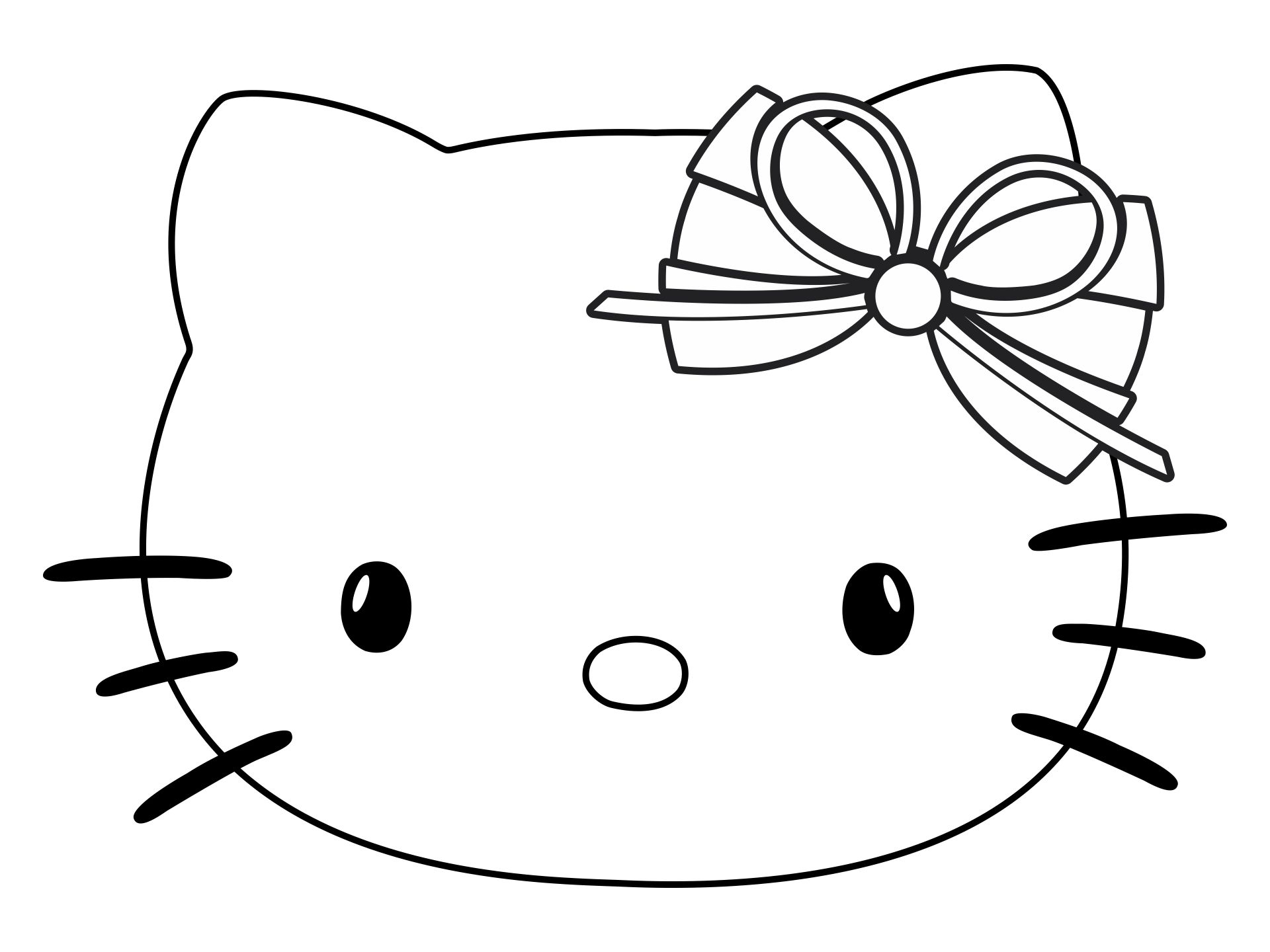 Hello Kitty Face 20 Free PDF Printables Printablee Hello Kitty Face 20 Free PDF Printables Printablee