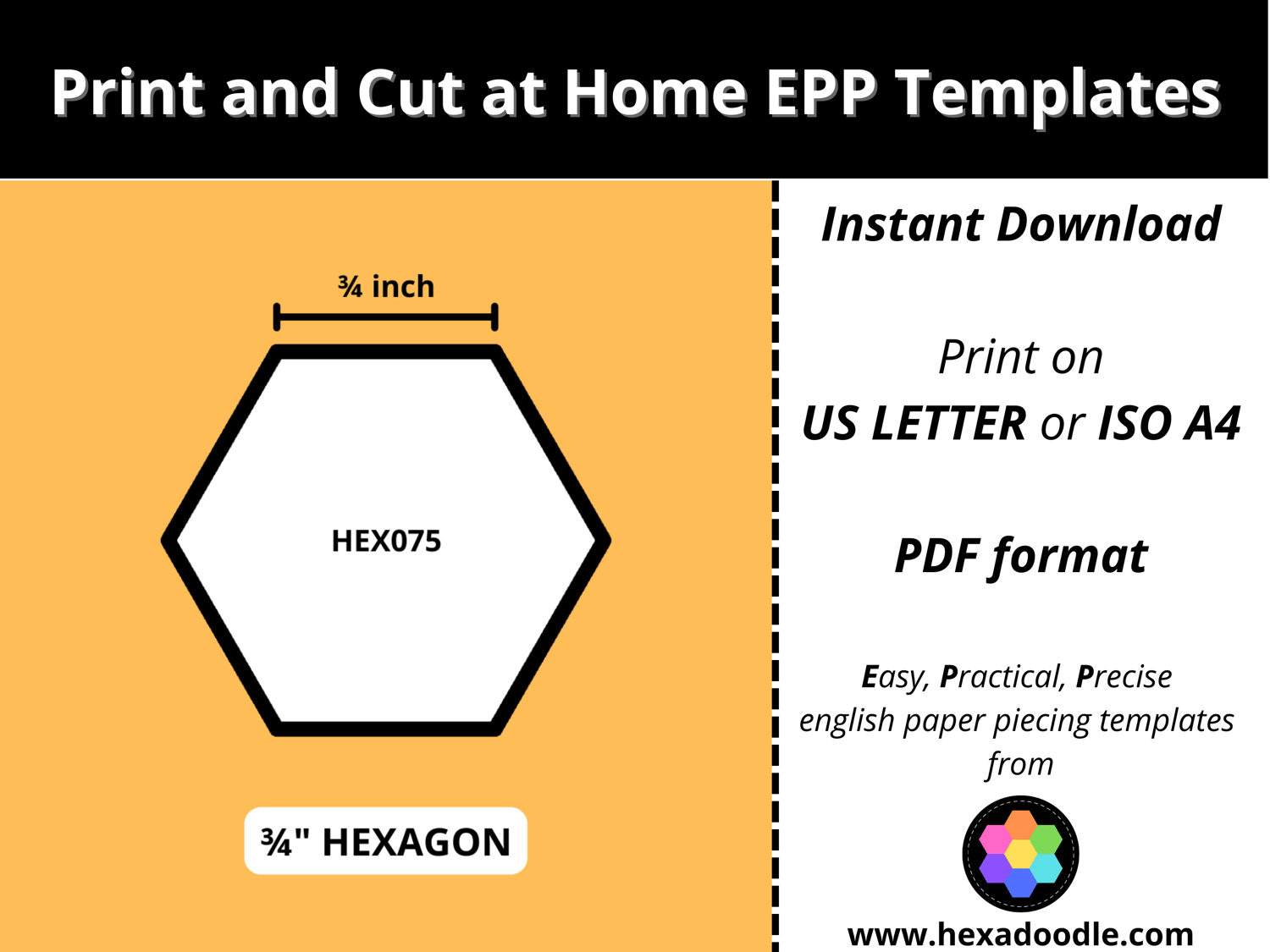 HEX075 HEXAGON EPP Print And Cut At Home Templates Inch Sides For Printing And Cutting Out At Home 30 Hexagons Per Page HEX075 HEXAGON EPP Print And Cut At Home Templates Inch Sides For Printing And Cutting Out At Home 30 Hexagons Per Page