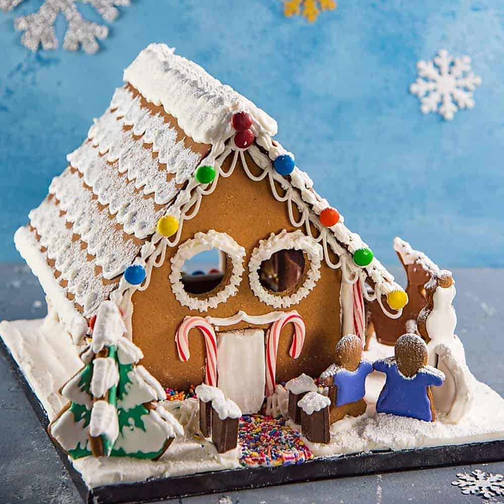 How To Make A Gingerbread House Recipe Template The Flavor Bender How To Make A Gingerbread House Recipe Template The Flavor Bender