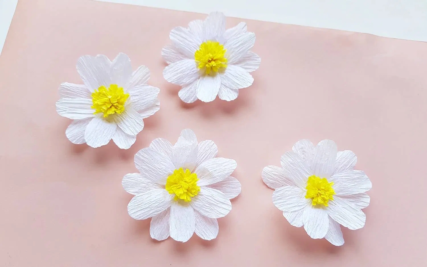 How To Make Paper Daisy Flowers Free Printable Template How To Make Paper Daisy Flowers Free Printable Template