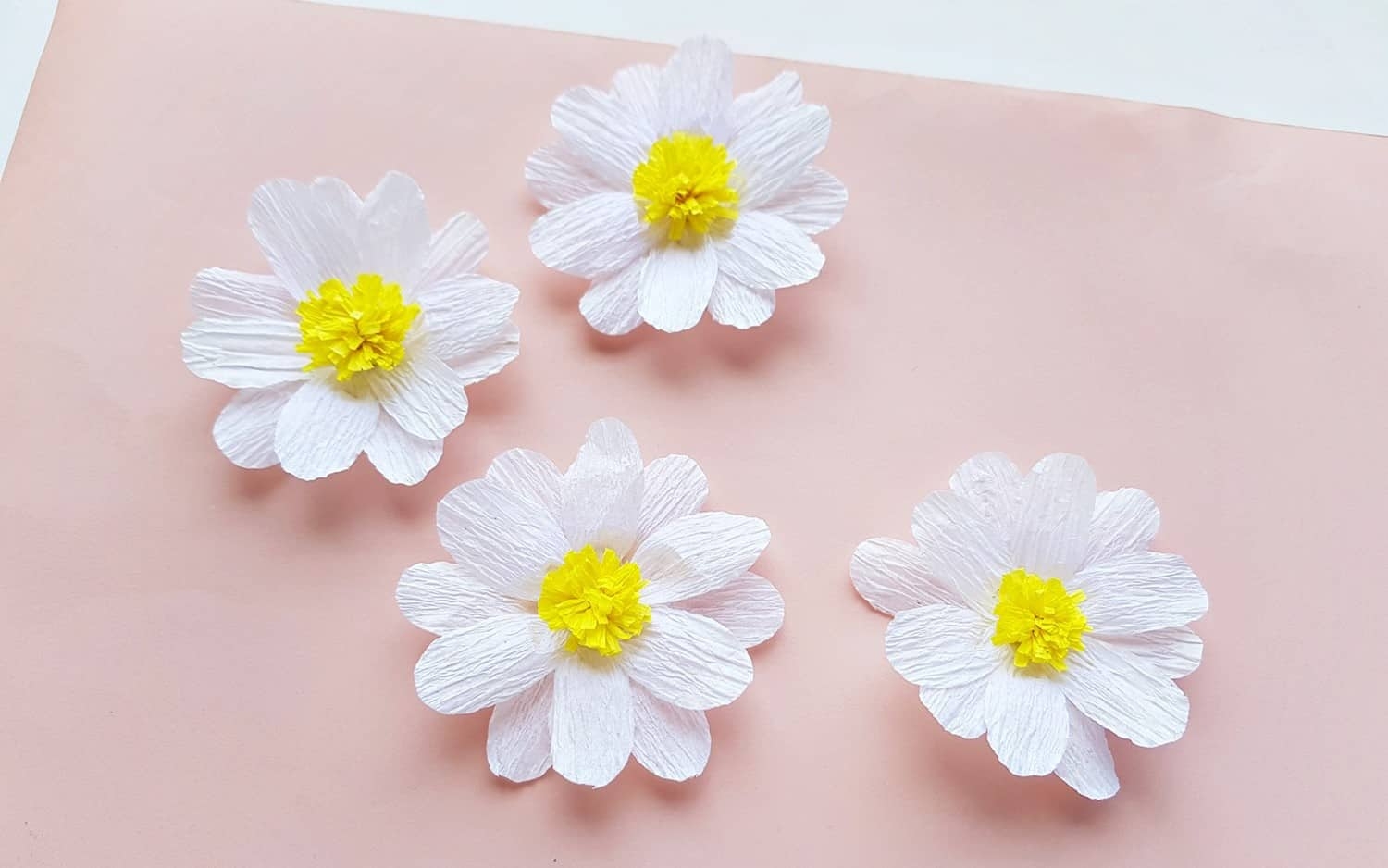 How To Make Paper Daisy Flowers Free Printable Template How To Make Paper Daisy Flowers Free Printable Template