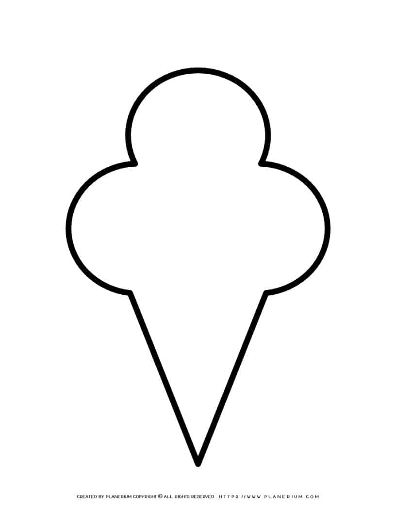 Ice Cream Template Outline Craft Resource For Kids Cool Creative Fun Ice Cream Template Outline Craft Resource For Kids Cool Creative Fun