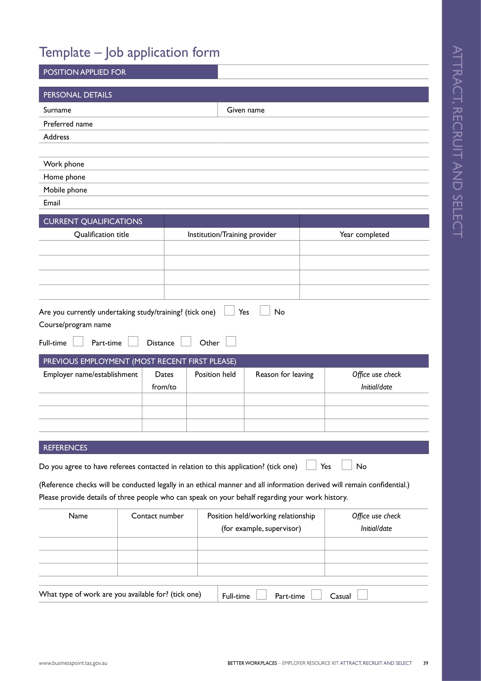 Job Application Template 24 Examples In PDF Word Worksheets Library Job Application Template 24 Examples In PDF Word Worksheets Library