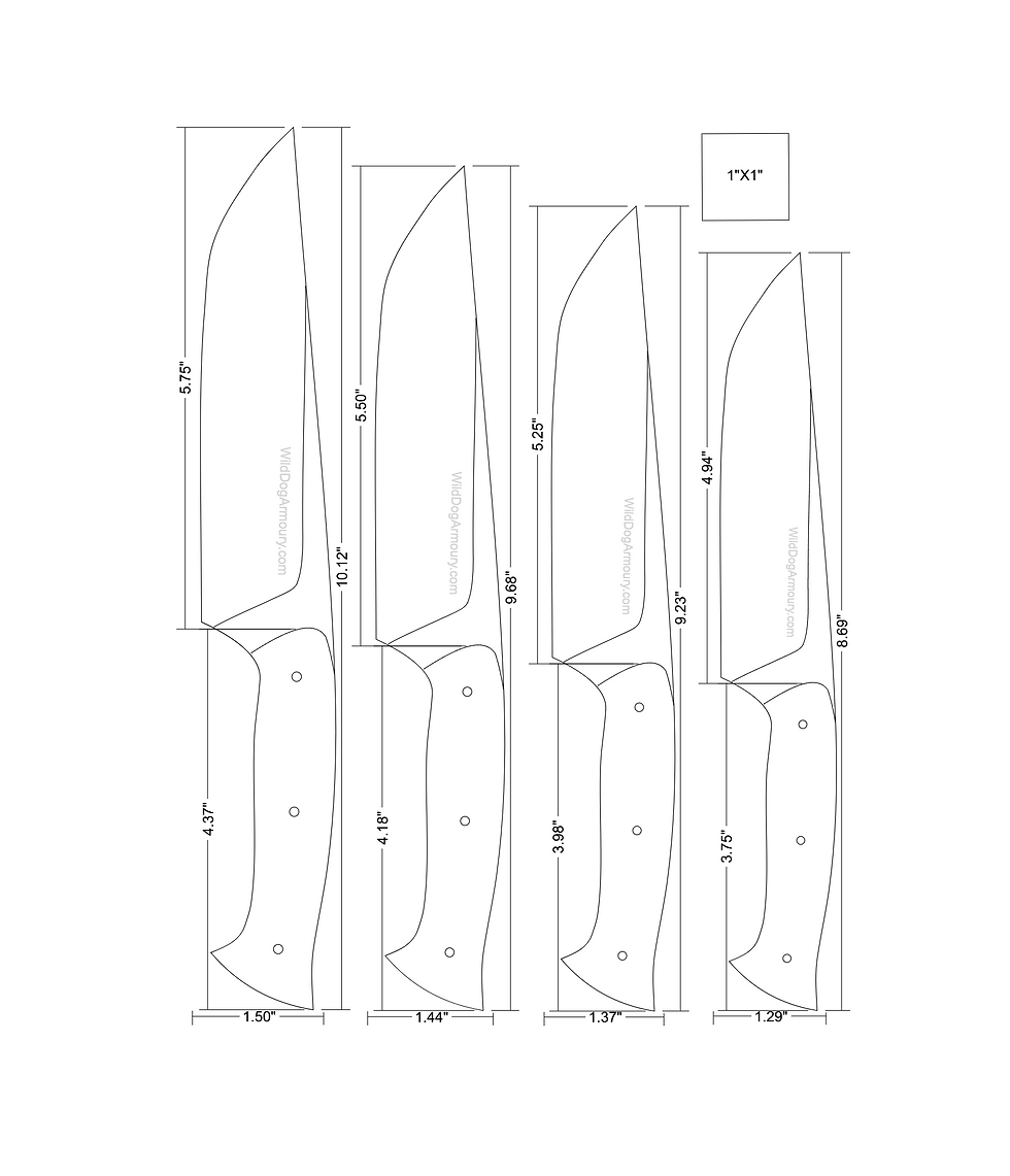 Knife Templates WildDogArmoury Knife Templates WildDogArmoury
