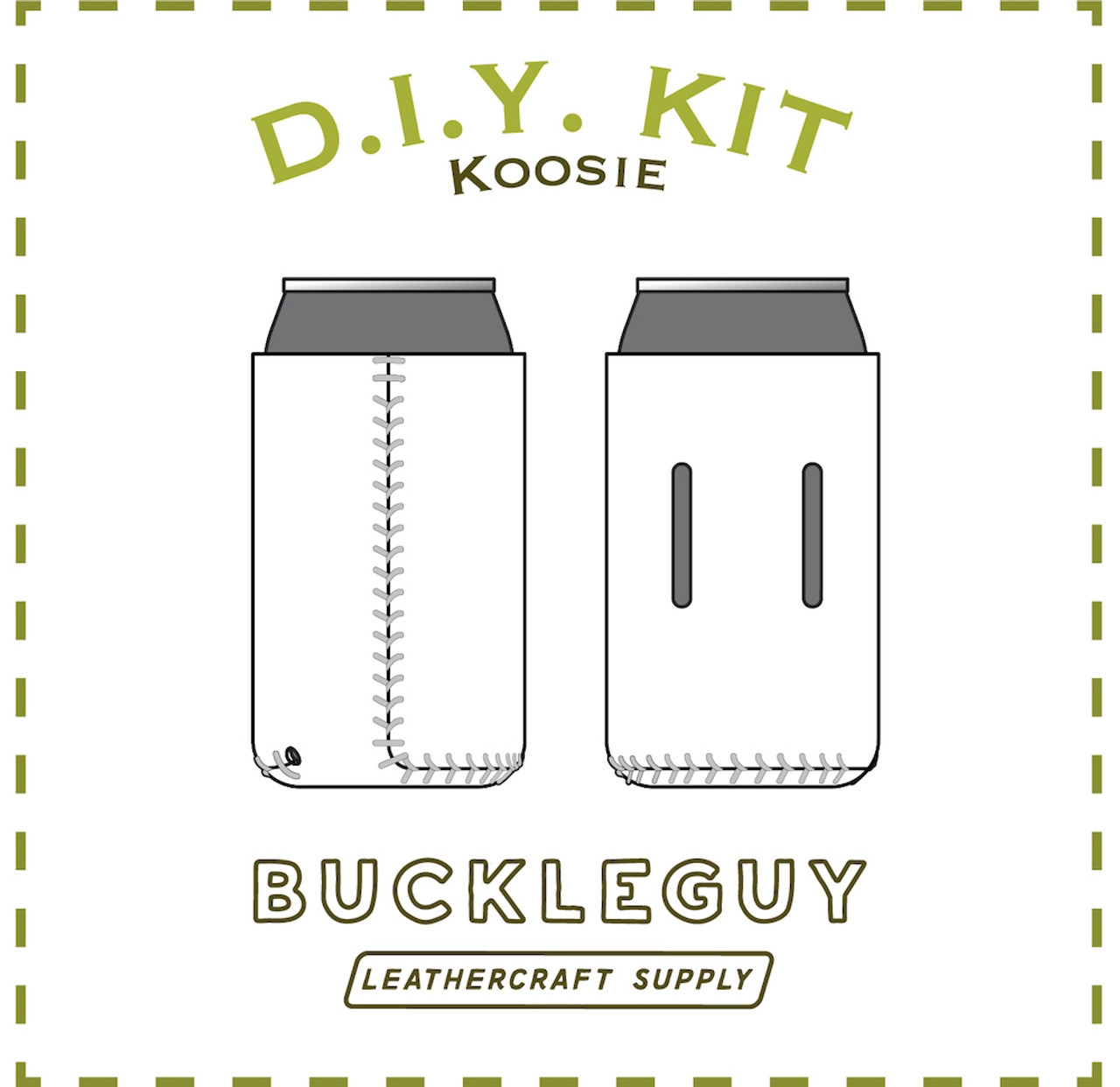 Koosie Leather Pattern PDF Template Buckleguy Koosie Leather Pattern PDF Template Buckleguy