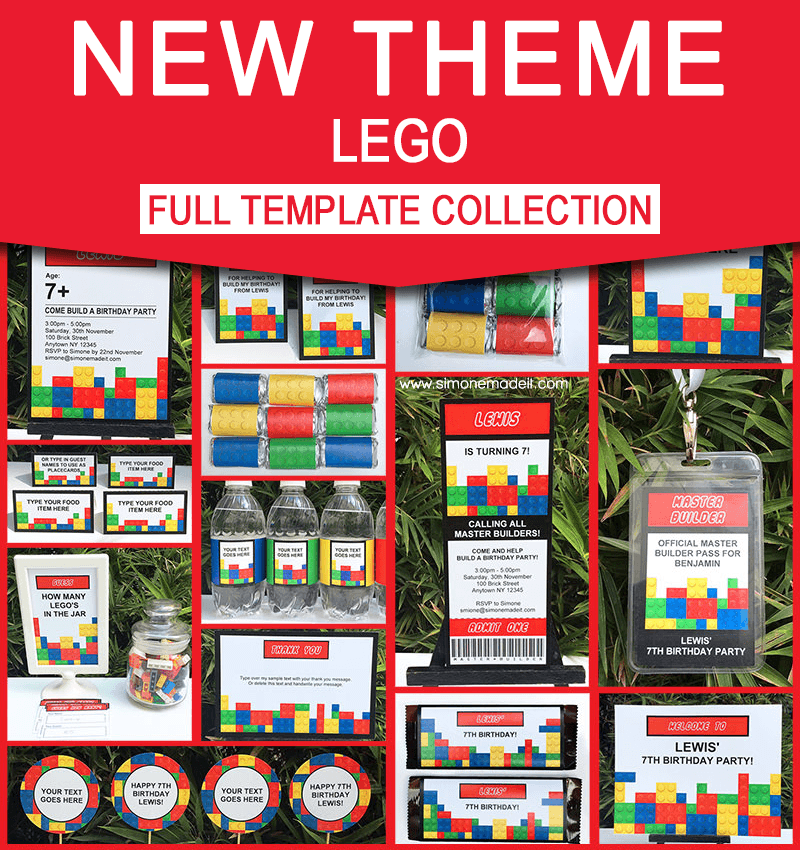Lego Birthday Party Printables Lego Invitations Lego Birthday Party Printables Lego Invitations