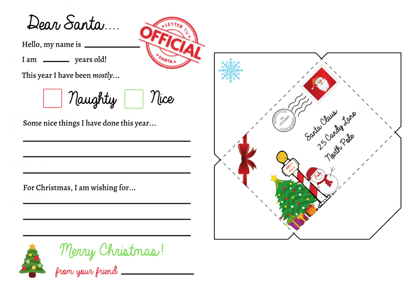 Letters To Santa Templates Free Printables Super Busy Mum Northern Irish Blogger Letters To Santa Templates Free Printables Super Busy Mum Northern Irish Blogger