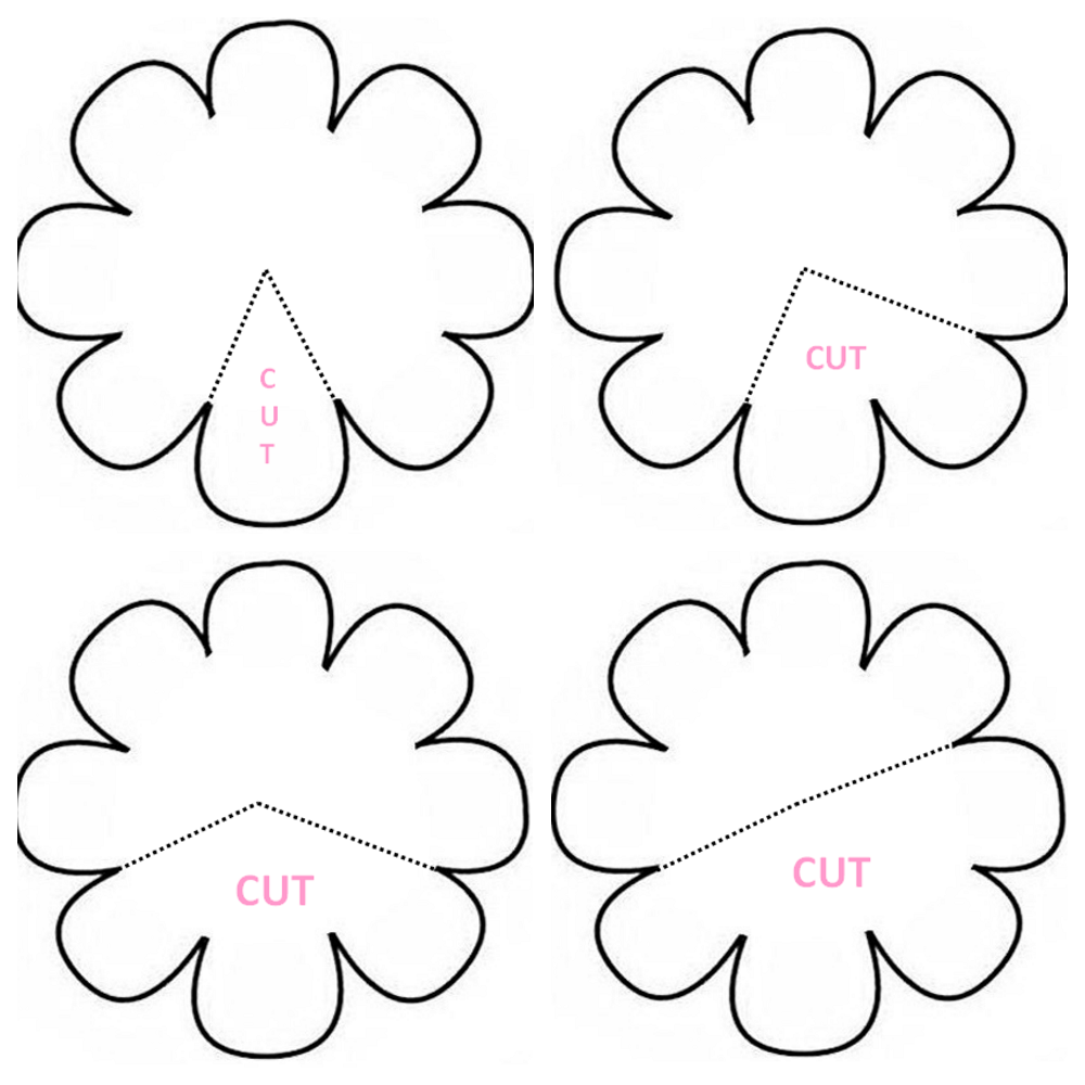 Rose Template Printable Rose Template Printable