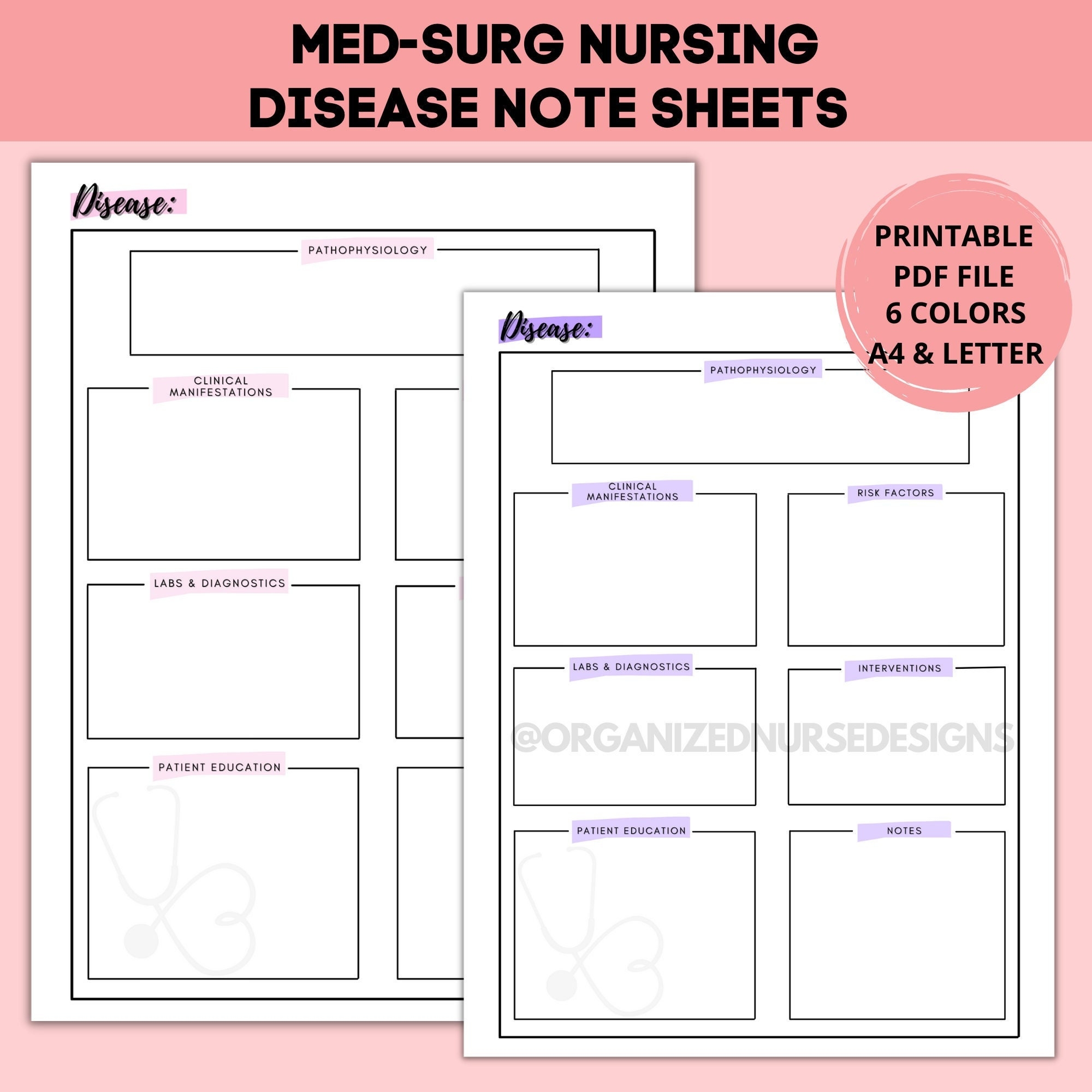 Med Surg Nursing Notes Template Nursing Student Nurse Nursing School Concept Map Nursing Planner NCLEX Nurse Templates Etsy UK Med Surg Nursing Notes Template Nursing Student Nurse Nursing School Concept Map Nursing Planner NCLEX Nurse Templates Etsy UK