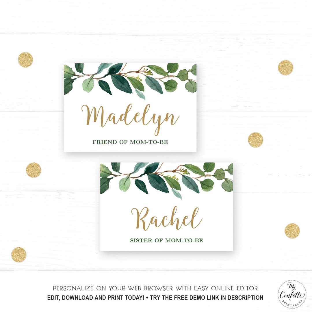 Printable Name Badge Template Printable Name Badge Template