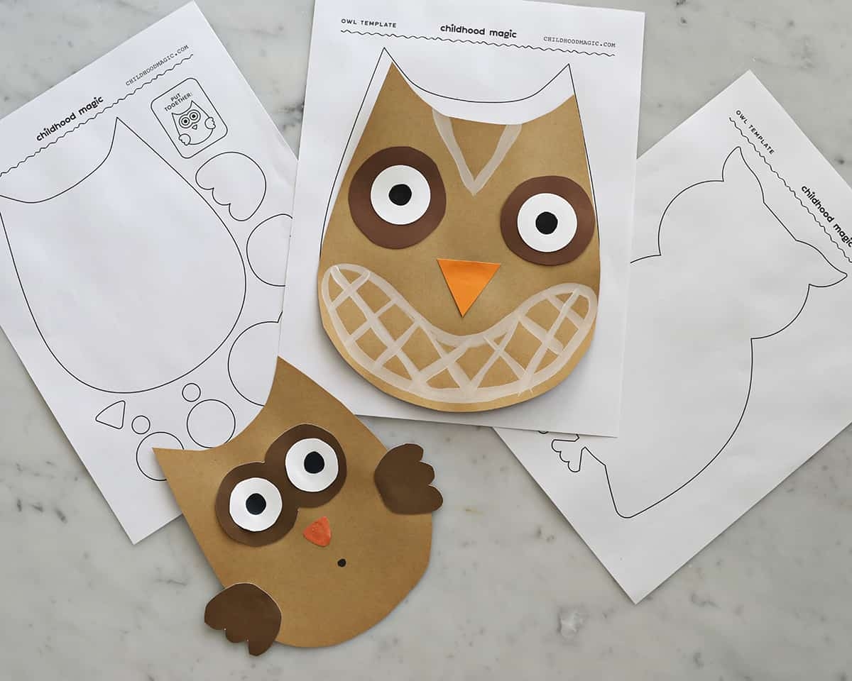 Free Owl Template Printable Free Owl Template Printable