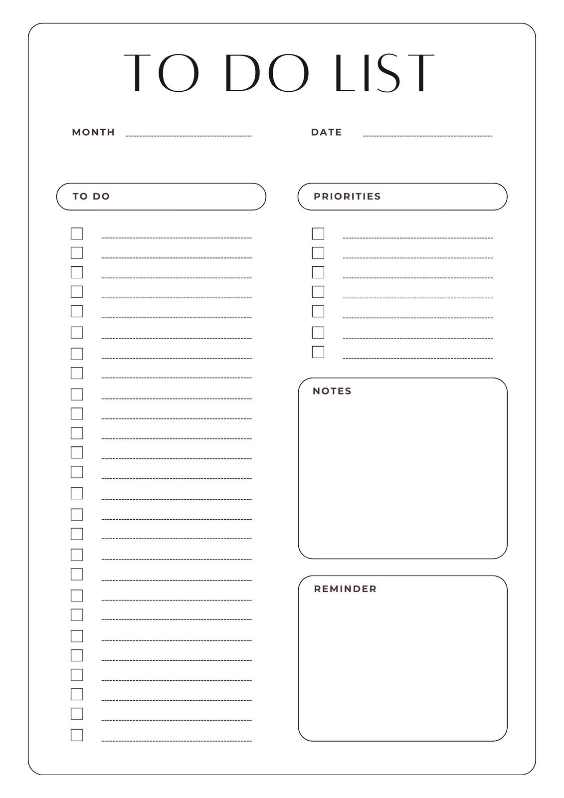 Page 4 Free And Customizable To Do List Templates Page 4 Free And Customizable To Do List Templates
