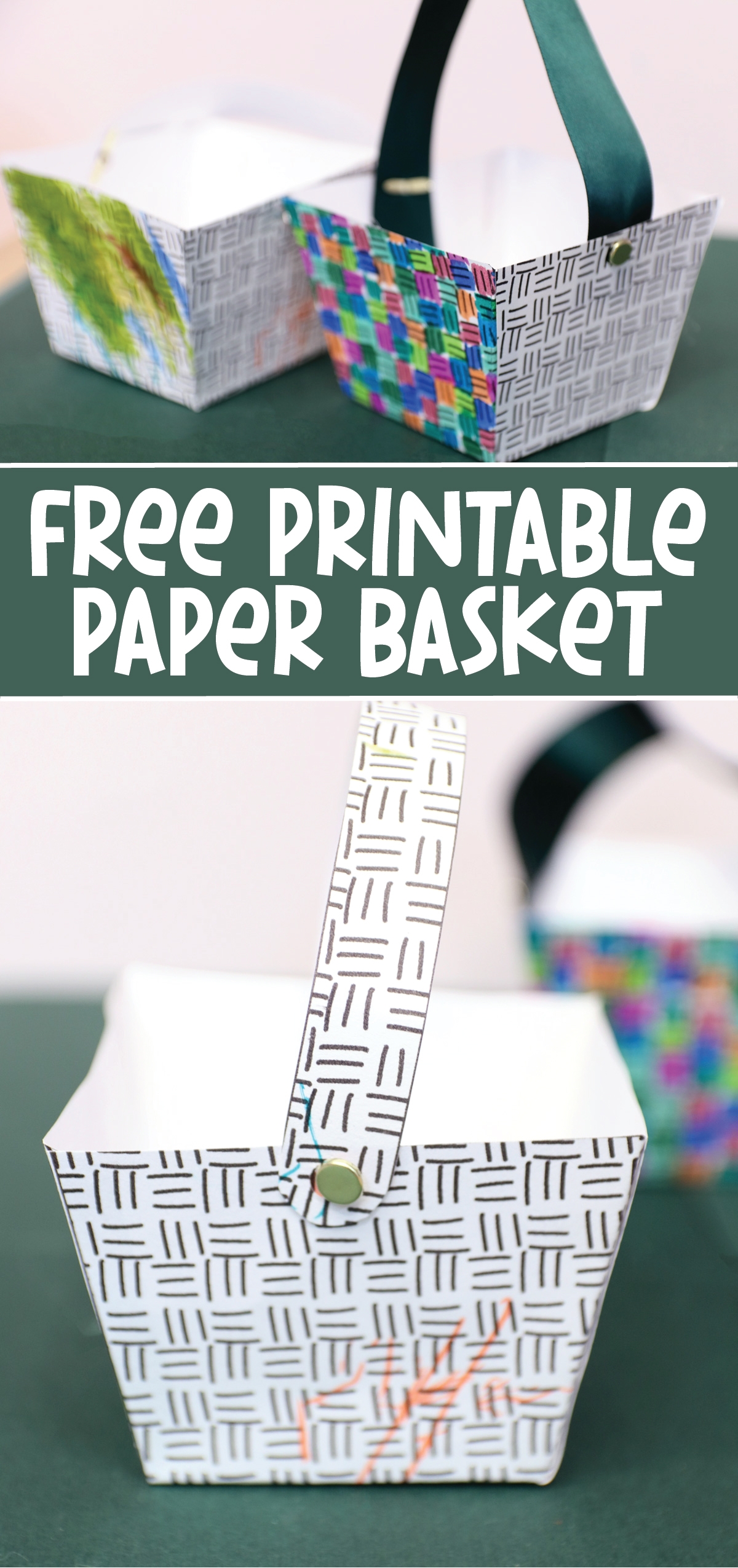 Paper Basket Templates FREE Printable Moms And Crafters Paper Basket Templates FREE Printable Moms And Crafters