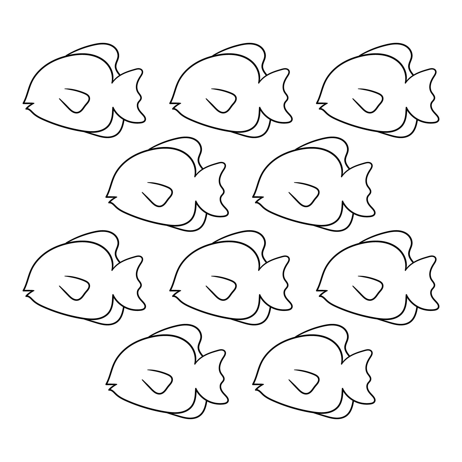 Pattern Fish Printable Printable Party Favors Pattern Fish Printable Printable Party Favors