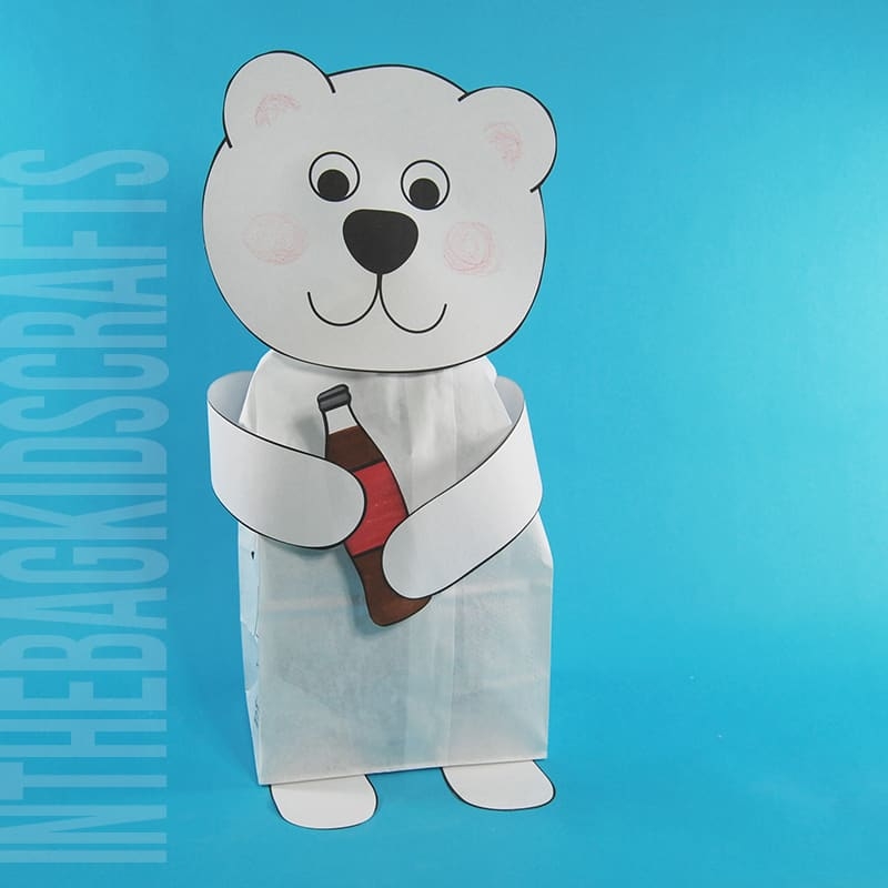 Polar Bear Craft For Kids FREE Printable Template In The Bag Kids Crafts Polar Bear Craft For Kids FREE Printable Template In The Bag Kids Crafts
