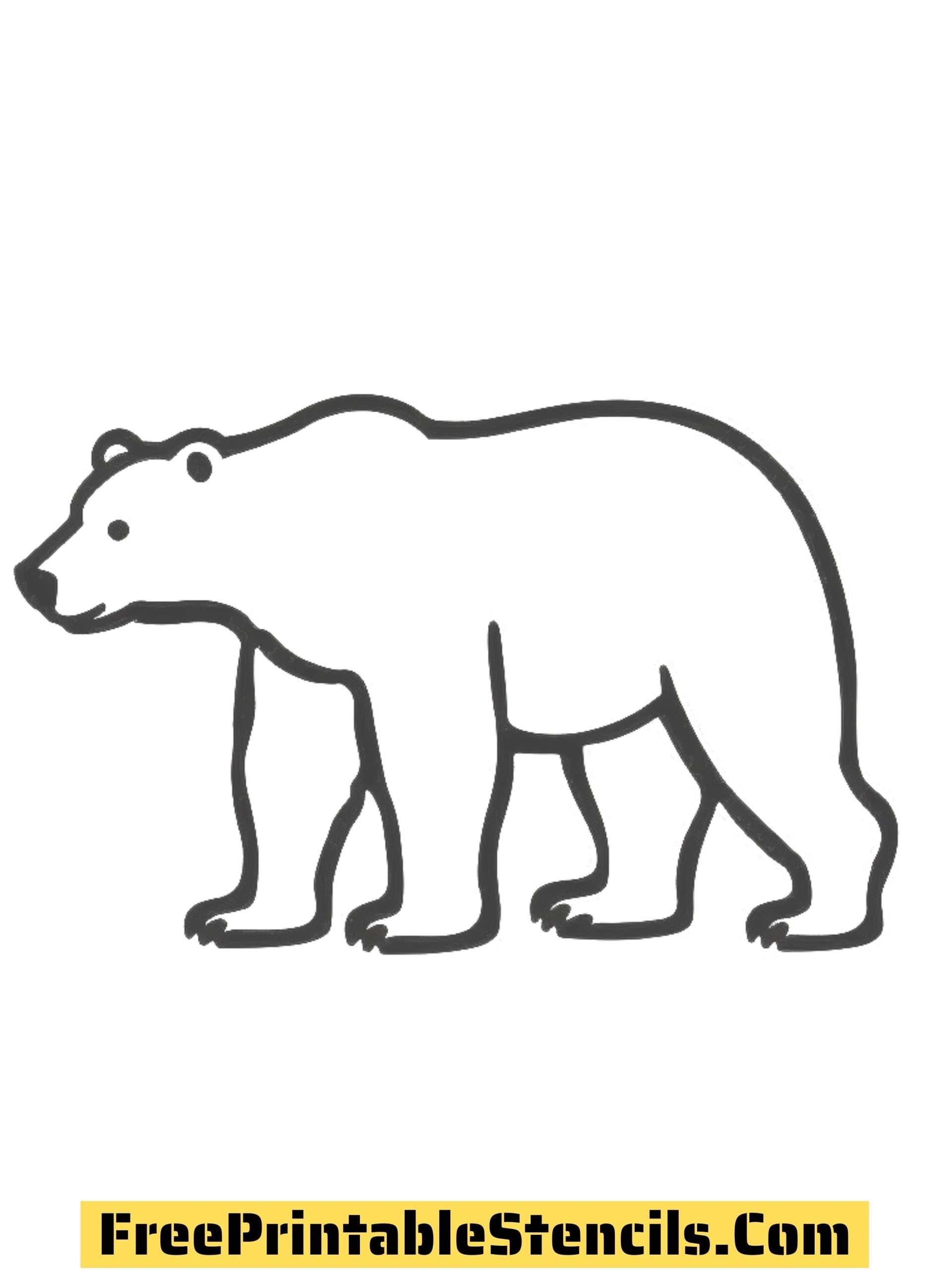 Polar Bear Stencils And Silhouettes Free Printable Stencils Polar Bear Stencils And Silhouettes Free Printable Stencils