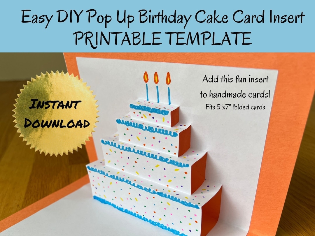 Birthday Card Template Printable Birthday Card Template Printable