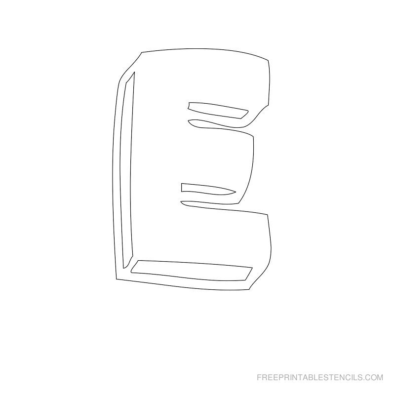 Printable Bubble Letters Template