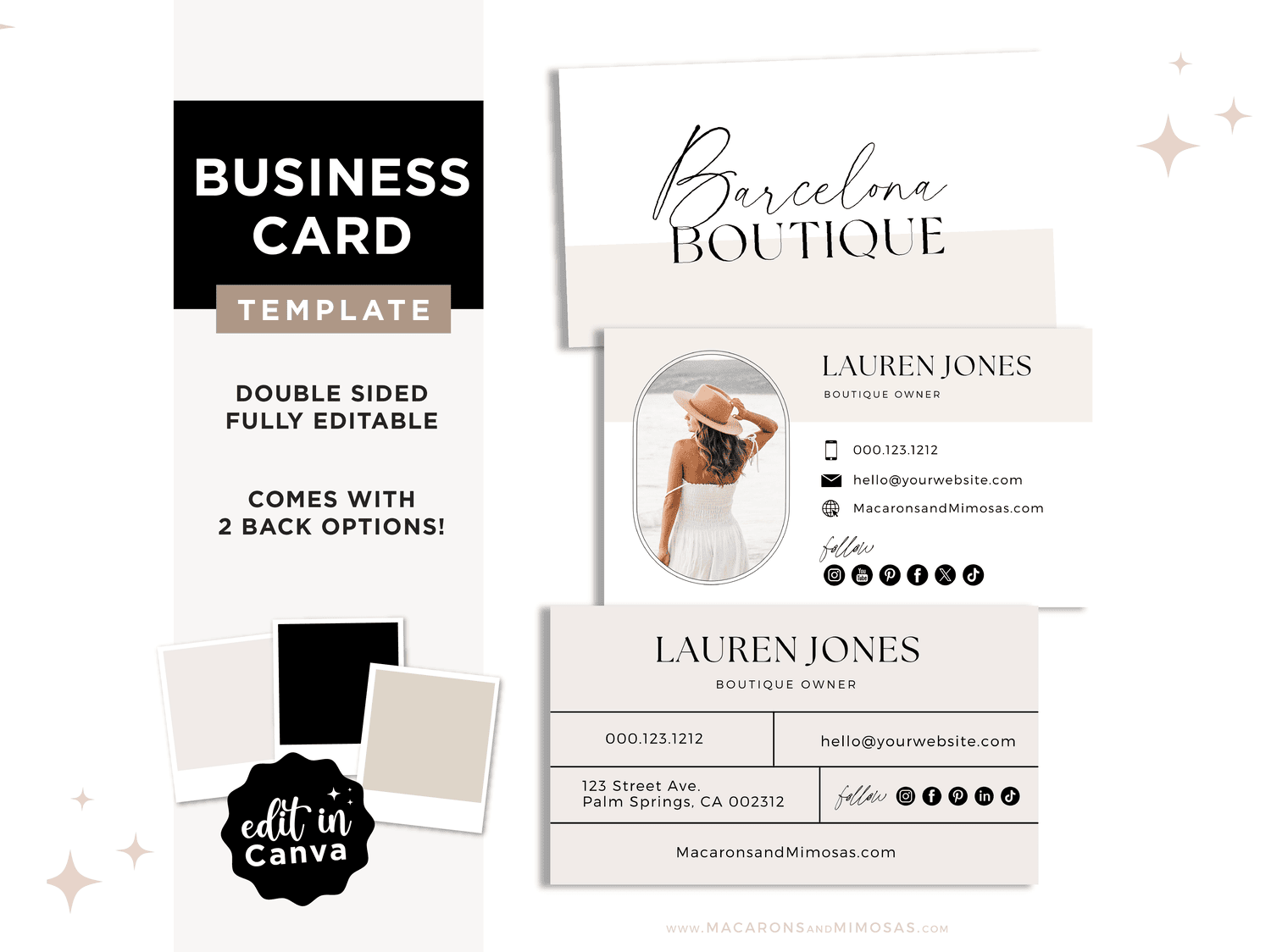 Printable Business Card Template Printable Business Card Template