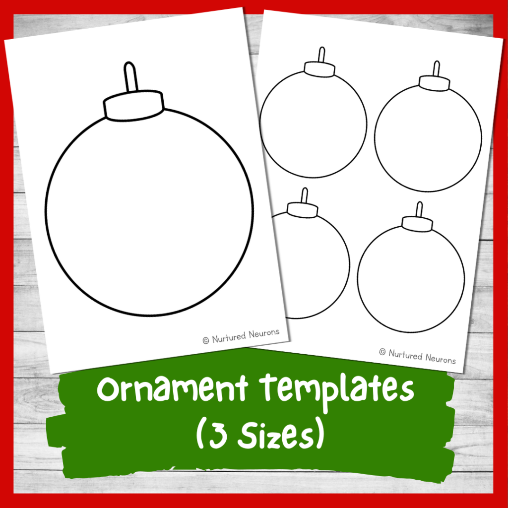 Printable Ornament Template Printable Ornament Template