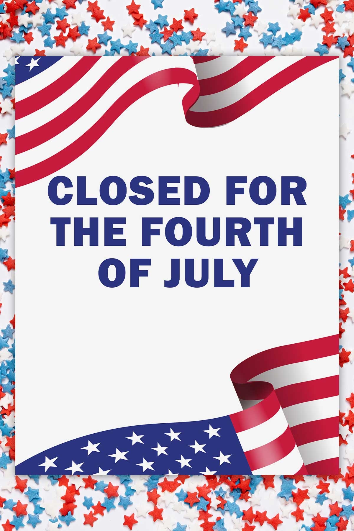 Printable closed for 4th of july sign template example custom 2 Mom Envy Printable closed for 4th of july sign template example custom 2 Mom Envy