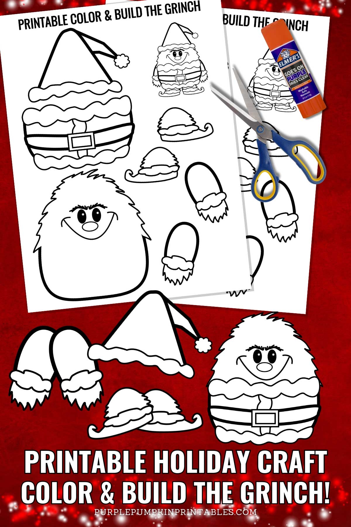 Printable Grinch Template