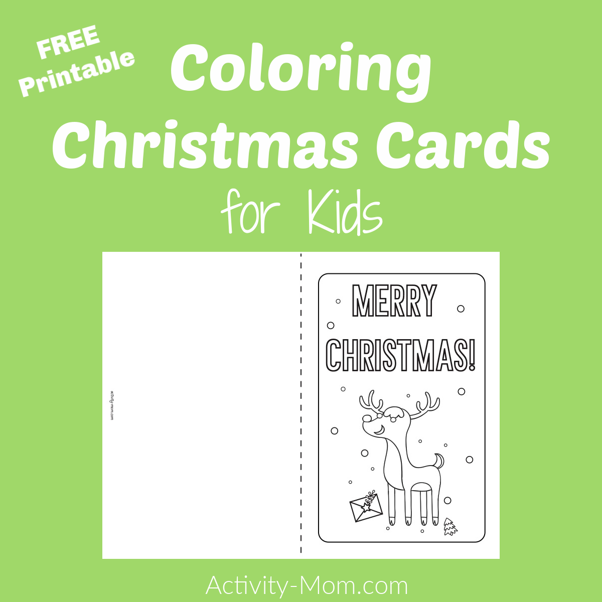 Printable Coloring Christmas Cards For Kids The Activity Mom Printable Coloring Christmas Cards For Kids The Activity Mom