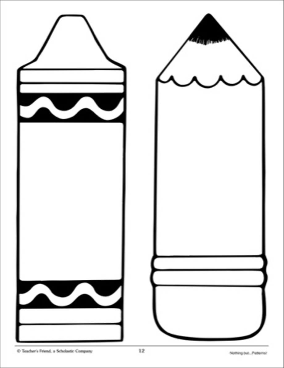 Printable Crayon Pattern Printable Party Favors Printable Crayon Pattern Printable Party Favors