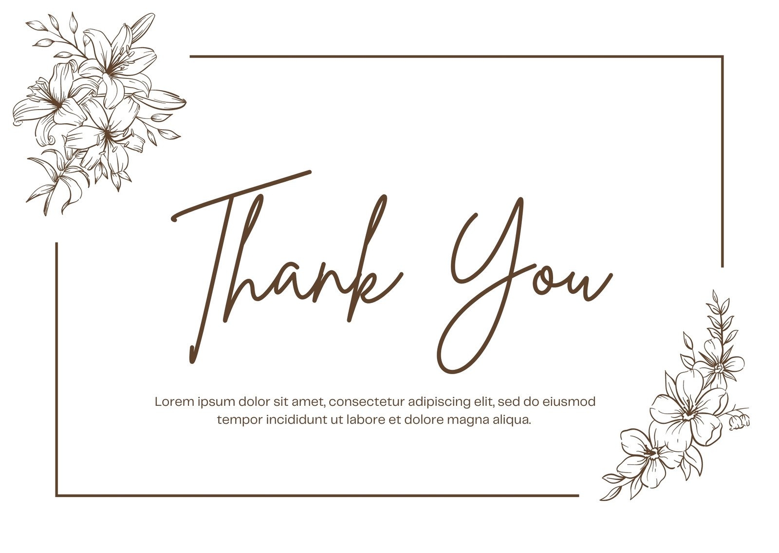 Thank You Card Template Printable For Free Thank You Card Template Printable For Free