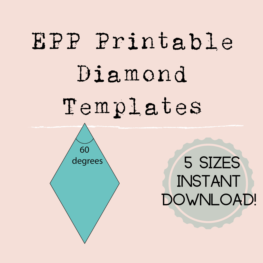 Printable Diamond Templates For EPP Payhip Printable Diamond Templates For EPP Payhip