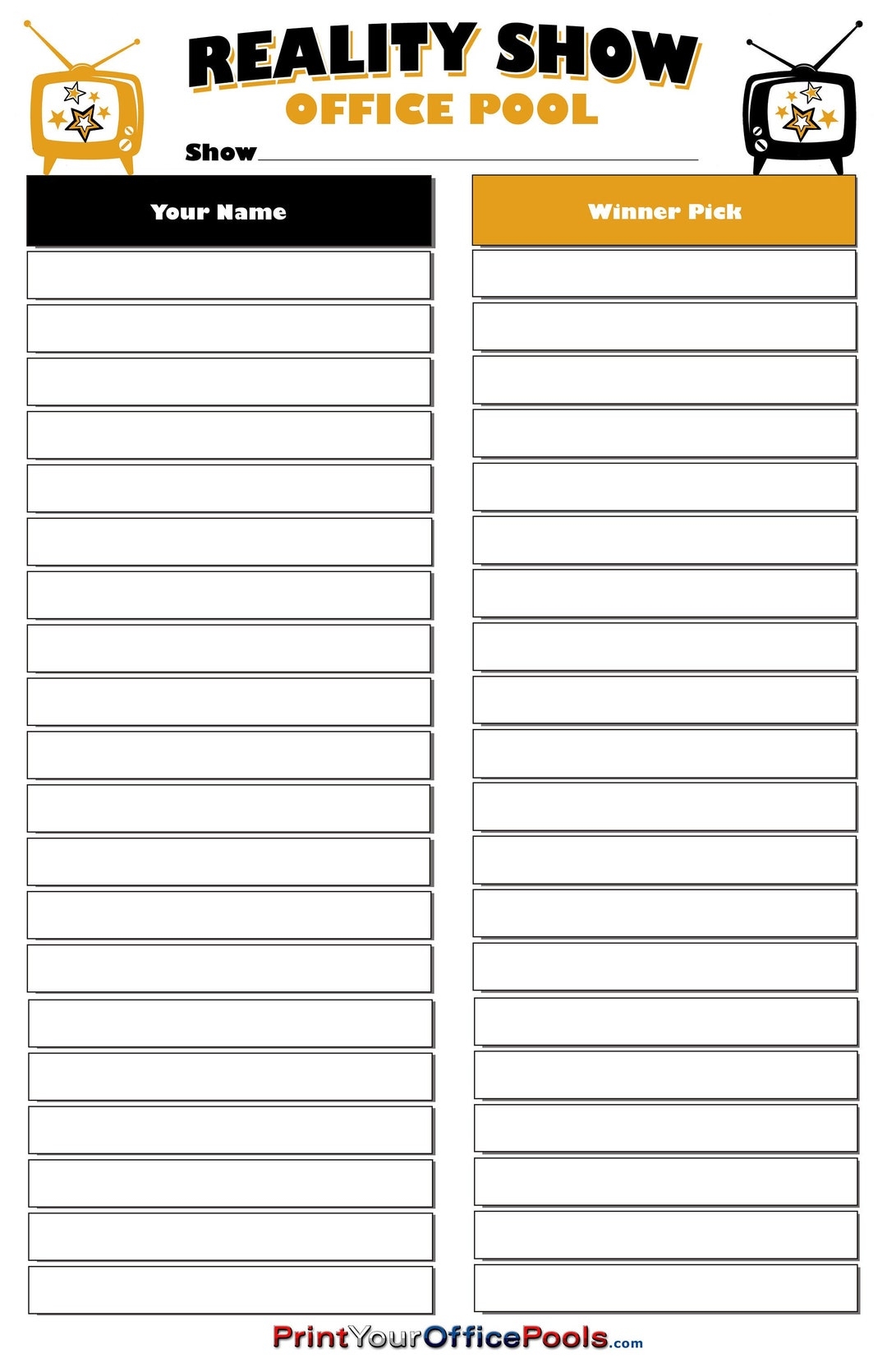 Printable Digital Download Reality TV Show Erasable Office Pool Survivor Amazing Race Big Brother Masked Singer The Voice American Idol Etsy Canada Printable Digital Download Reality TV Show Erasable Office Pool Survivor Amazing Race Big Brother Masked Singer The Voice American Idol Etsy Canada