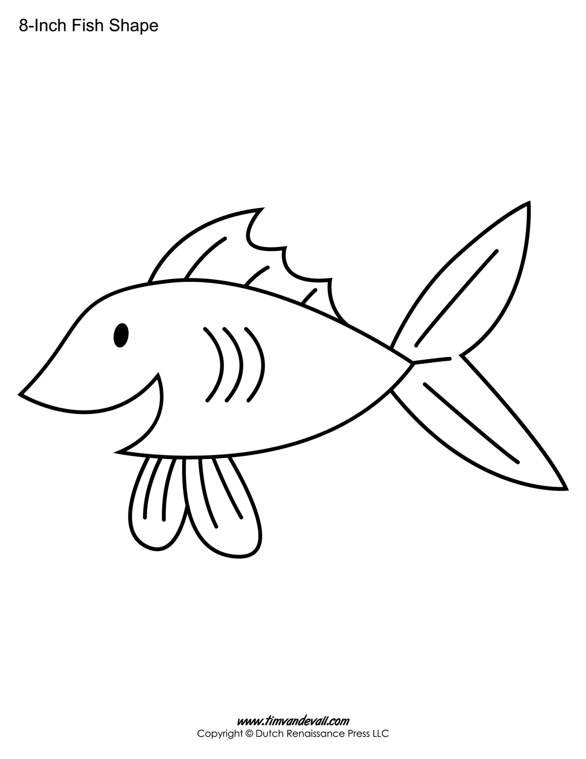 Fish Template Free Printable Fish Template Free Printable