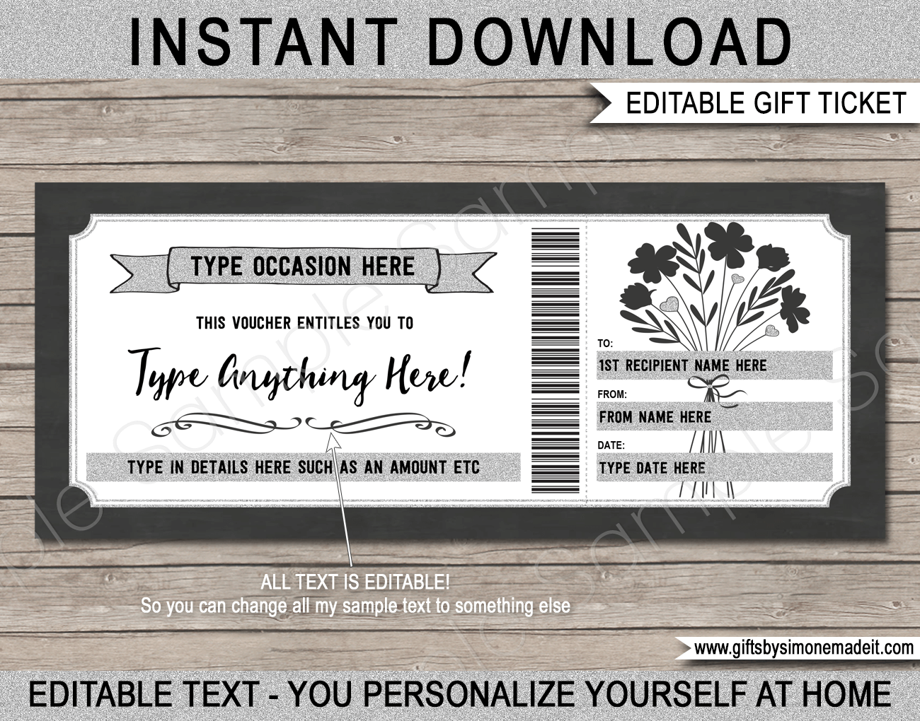 Free Printable Gift Certificate Template