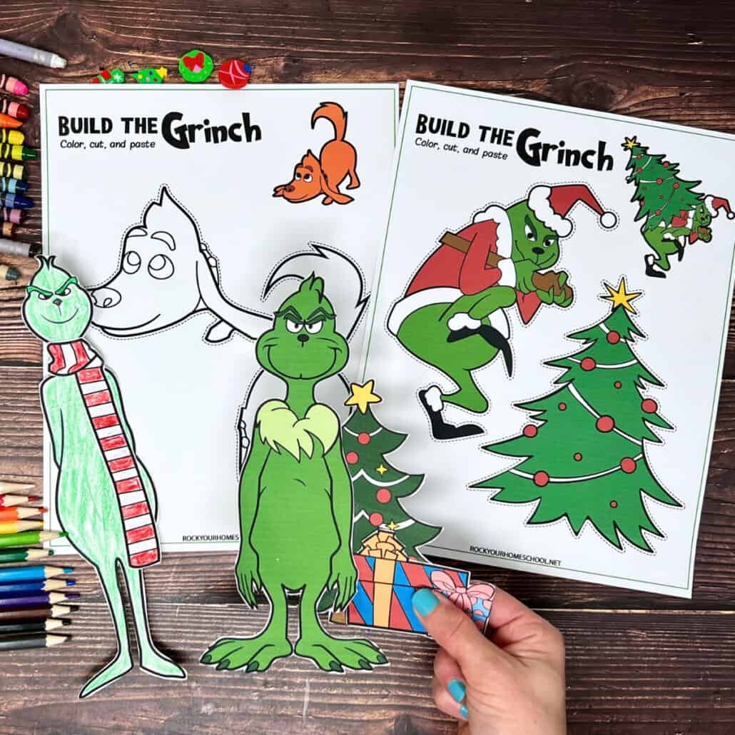 Printable Grinch Christmas Crafts How To Make Enjoy 16 Free Rock Your Homeschool Printable Grinch Christmas Crafts How To Make Enjoy 16 Free Rock Your Homeschool