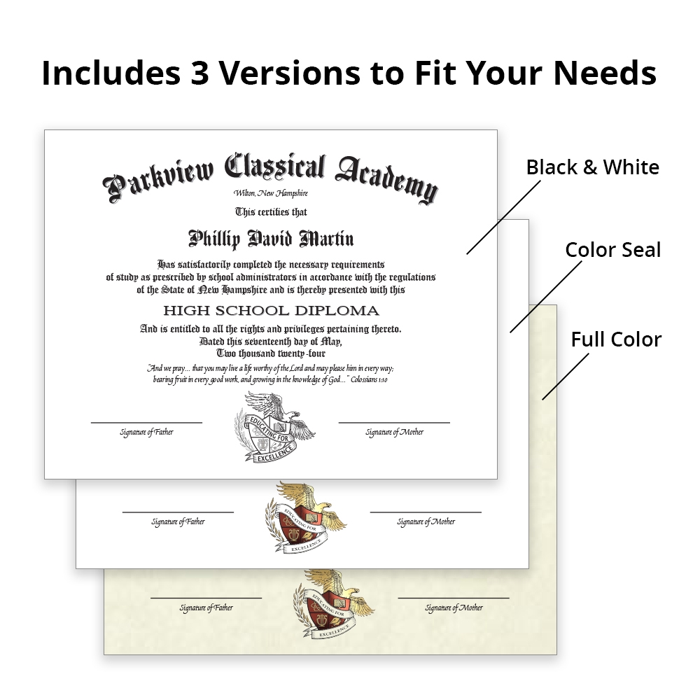 Printable High School Diploma For Homeschools Printable High School Diploma For Homeschools
