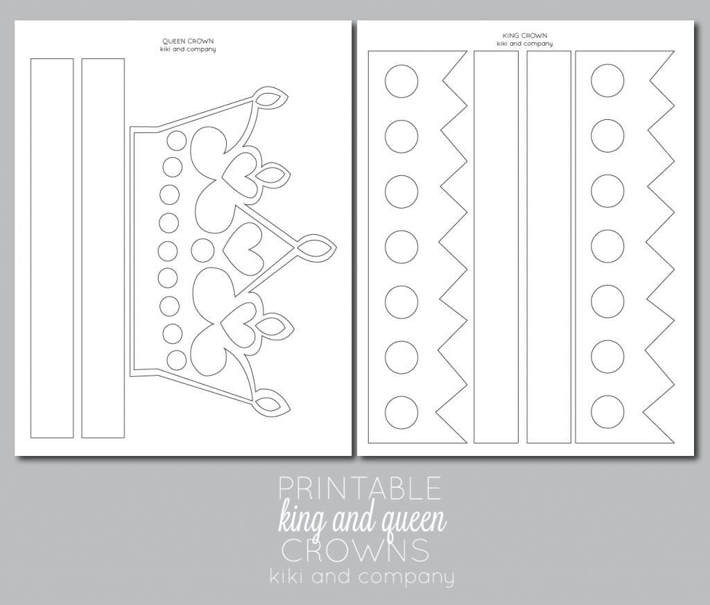 Printable Kings And Queens Crowns A Fun DIY For Make Believe Play The Crafting Chicks Printable Kings And Queens Crowns A Fun DIY For Make Believe Play The Crafting Chicks