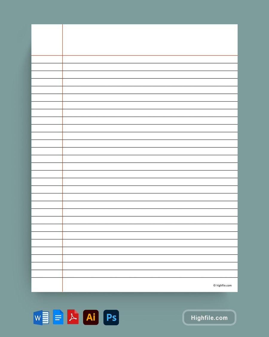 Printable Lined Paper PNG Word Google Docs PDF Adobe Illustrator Adobe Photoshop Highfile Printable Lined Paper PNG Word Google Docs PDF Adobe Illustrator Adobe Photoshop Highfile