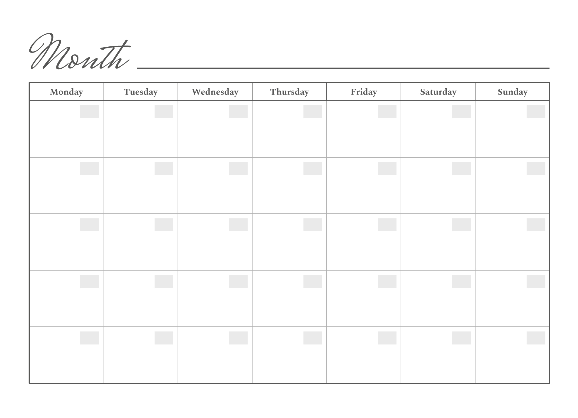 Calendar Template Free Printable Calendar Template Free Printable