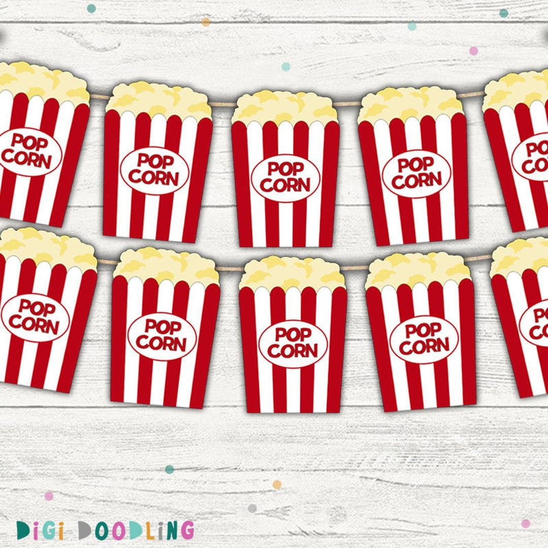 Popcorn Printable Template Popcorn Printable Template