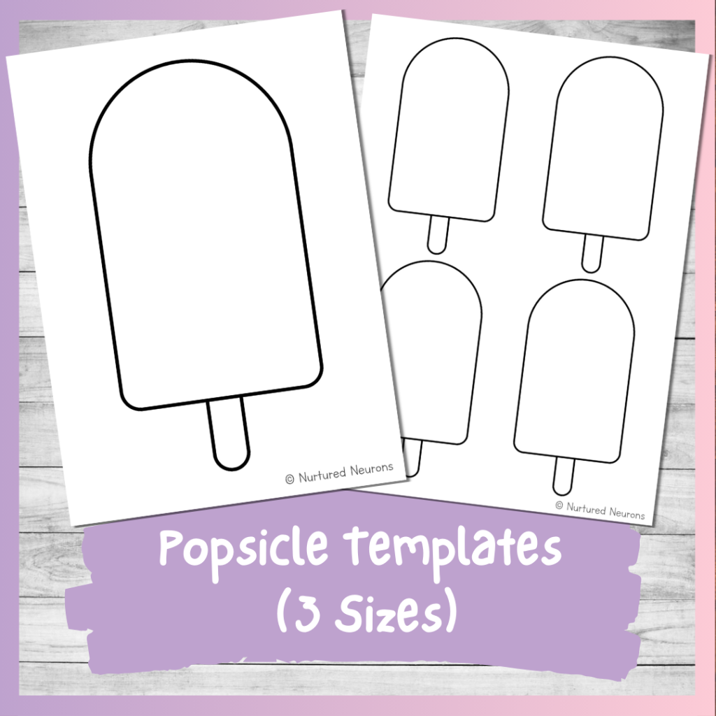 Printable Popsicle Templates 3 Different Sizes Nurtured Neurons Printable Popsicle Templates 3 Different Sizes Nurtured Neurons