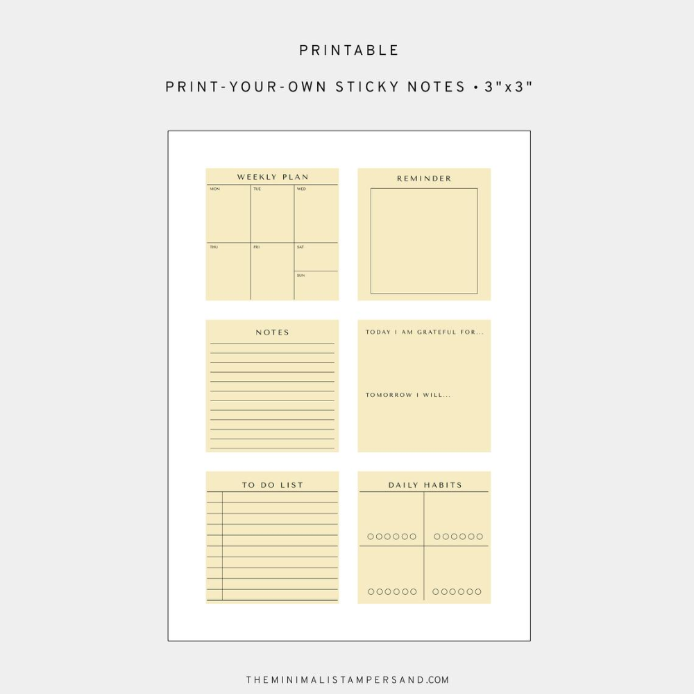 Printable Post It Notes Deals Printable Post It Notes Deals