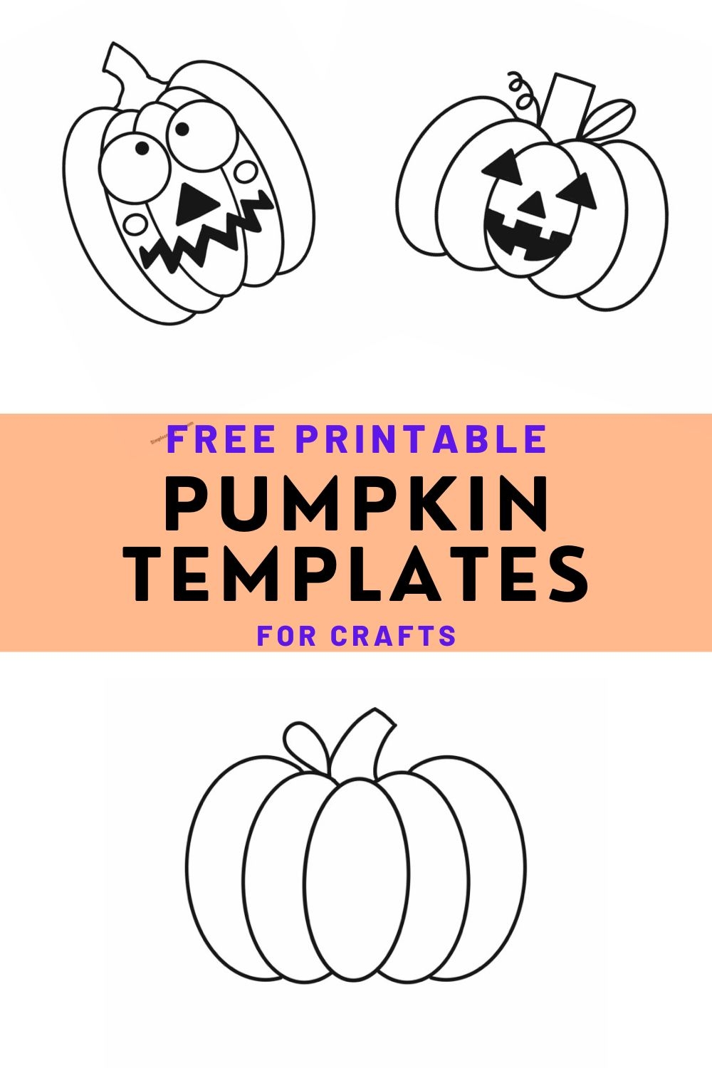 Printable Pumpkin Template Printable Pumpkin Template
