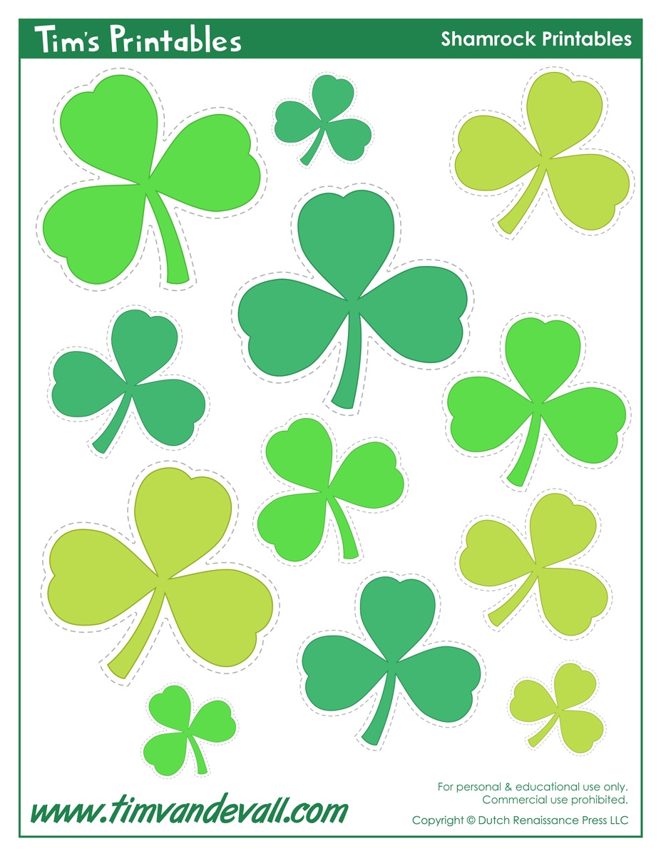 Printable Shamrock Templates Printable Shape Templates Printable Shamrock Templates Printable Shape Templates