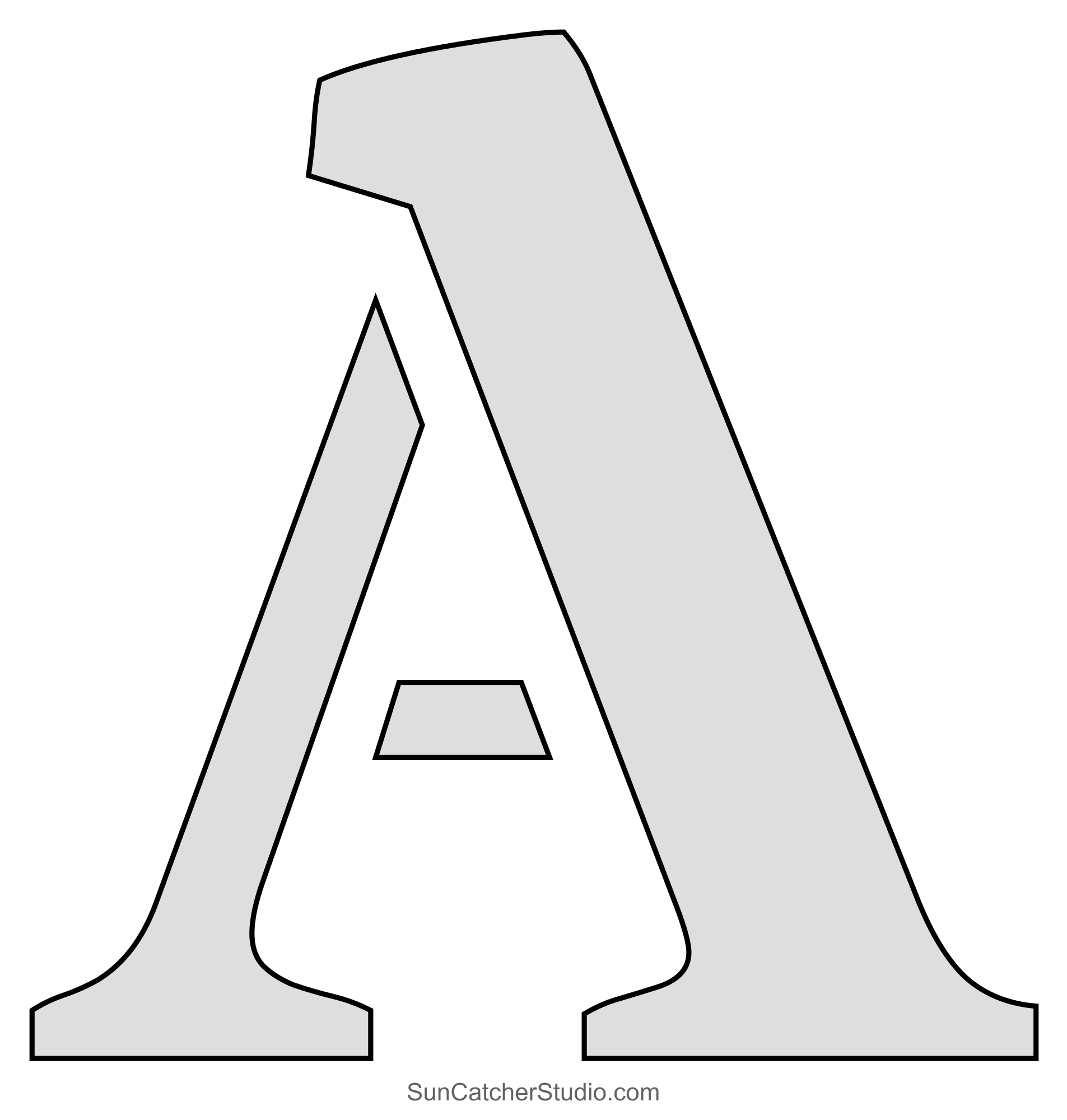 Printable Stencils Free Alphabet Font And Letter Templates Free Printables Monograms Design Tools Patterns DIY Projects
