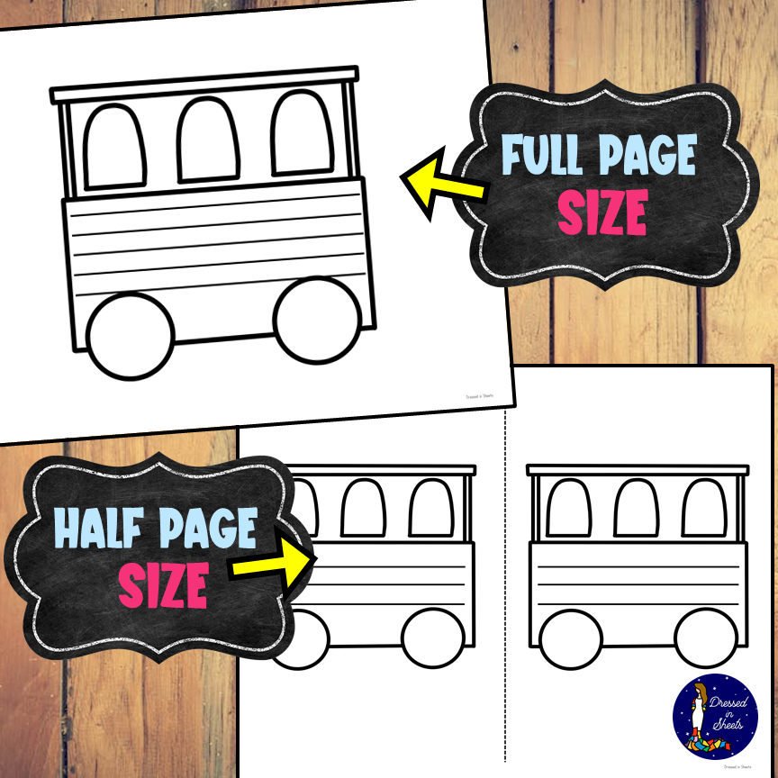Printable Train Car Templates Payhip Printable Train Car Templates Payhip