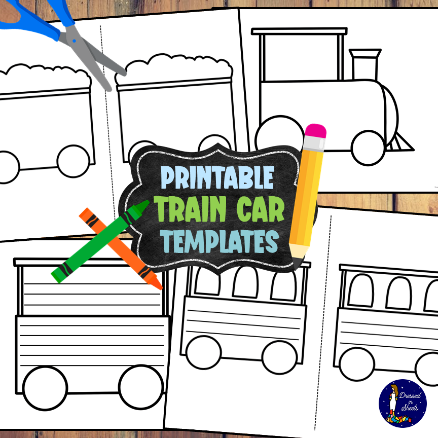 Printable Train Car Templates Payhip Printable Train Car Templates Payhip