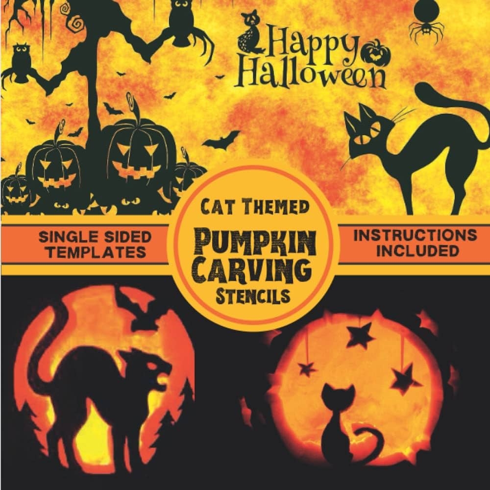 Cat Pumpkin Template Printable